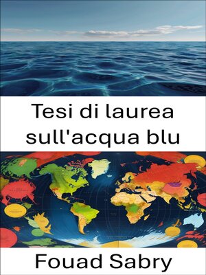 cover image of Tesi di laurea sull'acqua blu